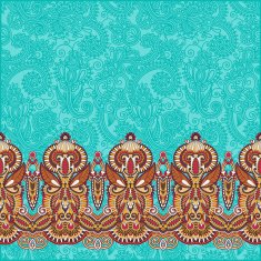 ornamental background with flower ribbon stripe pattern greeti N52