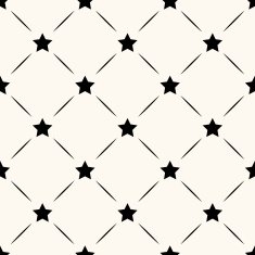Vector seamless retro pattern with stars N2