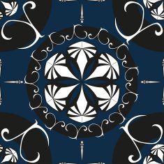 Intricate Ornate Seamless Pattern Vector Illustration