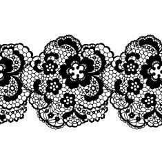 Lacy vintage trim N26