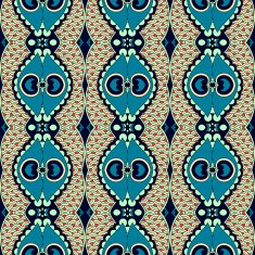 seamless geometry vintage pattern ethnic style ornamental backg N164