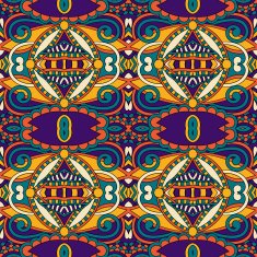 seamless geometry vintage pattern ethnic style ornamental backg N168