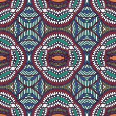 seamless geometry vintage pattern ethnic style ornamental backg N170