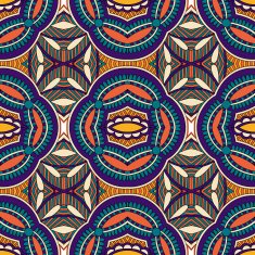 seamless geometry vintage pattern ethnic style ornamental backg N173