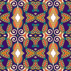seamless geometry vintage pattern ethnic style ornamental backg N177