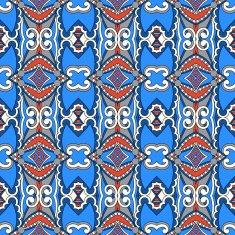 seamless geometry vintage pattern ethnic style ornamental backg N179