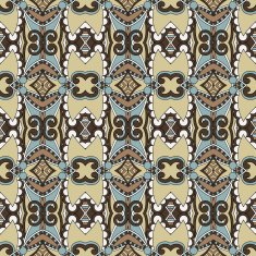 seamless geometry vintage pattern ethnic style ornamental backg N182