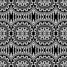 seamless black and white pattern in retro style N3