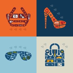 fashion flat infographic N20