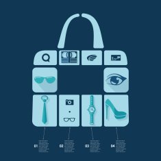 fashion flat infographic N22