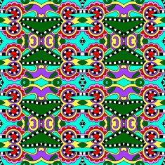seamless geometry vintage pattern ethnic style ornamental backg N187