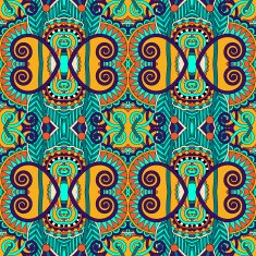 seamless geometry vintage pattern ethnic style ornamental backg N191