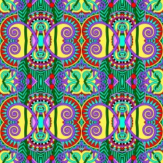 seamless geometry vintage pattern ethnic style ornamental backg N192