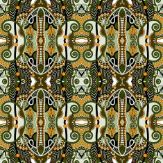 seamless geometry vintage pattern ethnic style ornamental backg N195