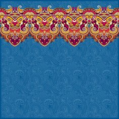 ornamental background with flower ribbon stripe pattern greeti N76