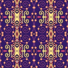 seamless geometry vintage pattern ethnic style ornamental backg N201