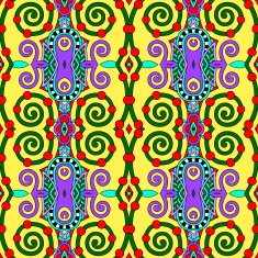 seamless geometry vintage pattern ethnic style ornamental backg N202