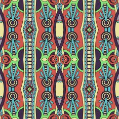 seamless geometry vintage pattern ethnic style ornamental backg N203