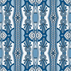 seamless geometry vintage pattern ethnic style ornamental backg N204
