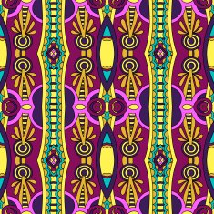 seamless geometry vintage pattern ethnic style ornamental backg N206
