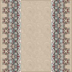 ornamental background with flower ribbon stripe pattern greeti N78