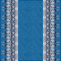 ornamental background with flower ribbon stripe pattern greeti N80
