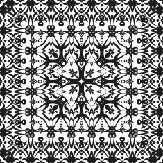 Abstract seamless outline pattern N18