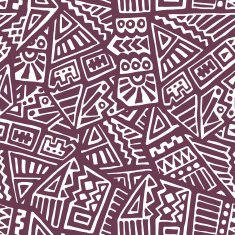Tribal seamless pattern N9