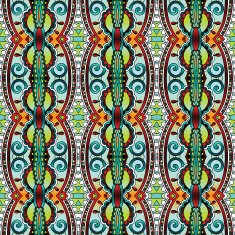 seamless geometry vintage pattern ethnic style ornamental backg N219