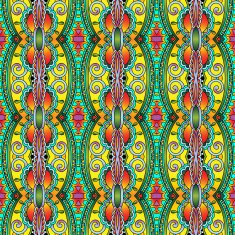 seamless geometry vintage pattern ethnic style ornamental backg N222