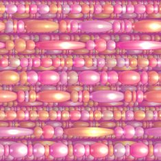 Vector seamless pattern with colored beads N6