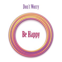 Vector rounded banner with sample text on white background N3