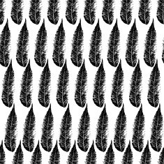 Autumn leaves seamless pattern floral background