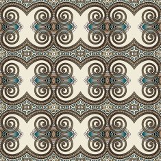 seamless geometry vintage pattern ethnic style ornamental backg N224