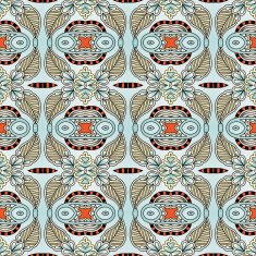 seamless geometry vintage pattern ethnic style ornamental backg N228