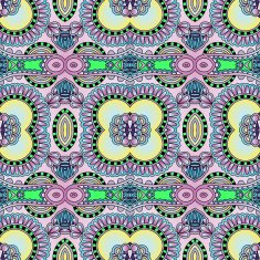 seamless geometry vintage pattern ethnic style ornamental backg N235