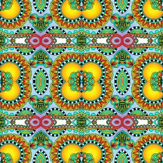 seamless geometry vintage pattern ethnic style ornamental backg N236