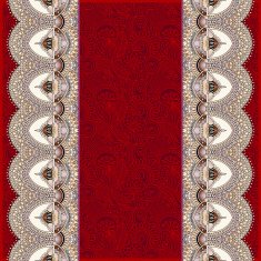 ornamental background with flower ribbon stripe pattern greeti N84