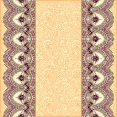 ornamental background with flower ribbon stripe pattern greeti N85
