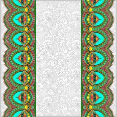 ornamental background with flower ribbon stripe pattern N32