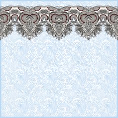 ornamental background with flower ribbon stripe pattern greeti N87