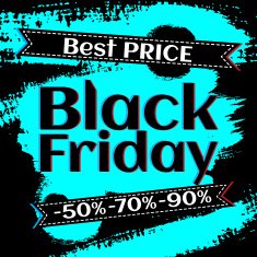 Black Friday blue and black N3
