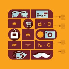 fashion flat infographic N32