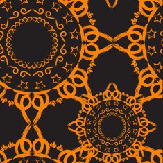 Abstract Seamless Pattern Background Vector Illustration N19