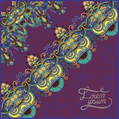 ornamental background with flower ribbon stripe pattern greeti N97