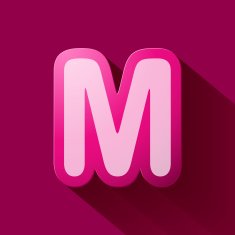 Volume icons alphabet M N2