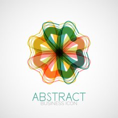 Symmetric abstract geometric shape N80