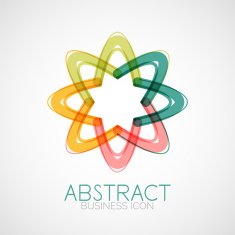 Symmetric abstract geometric shape N82