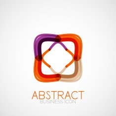 Symmetric abstract geometric shape N106