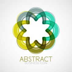 Symmetric abstract geometric shape N120
